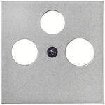 Elko Plus Centrumplatta R/TV/SAT Svart