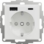 Elko Ladduttag USB A+C 3A Schuco fv