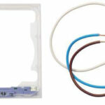 PLUS Lysande dekorram 1,5-fack m trafo Transp/blå