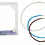 PLUS Lysande dekorram 1-fack m trafo Transp/blå