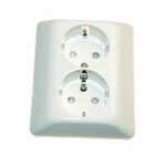 Elko RS 2-vägsuttag jordat DUO Snabb/Skruvanslutning utan klor