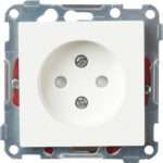 Elko RS Kombinationuttag 1-vägs Ojordat Fjällvit