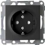 Elko Plus 1-vägsuttag jordat utan ram snabb Vit