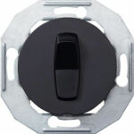 Strömställare KORS SVART