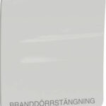 Vippa m branddörrstängning Vit