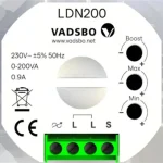 LED-dimmer 0-200VA utan nolla